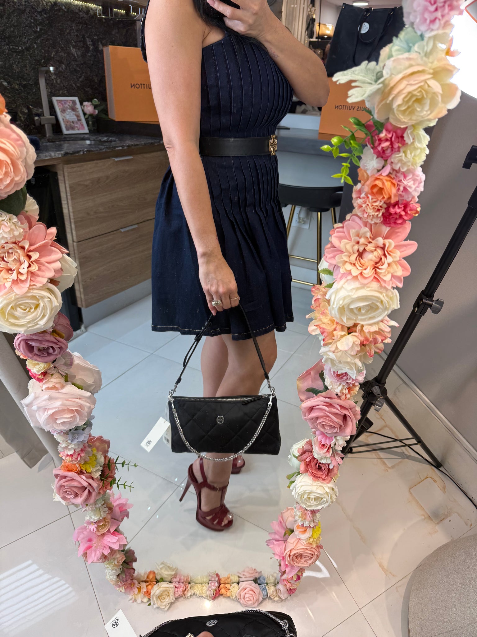 Tory Burch WILLA Quilted Nylon Shoulder Bag,  NWT