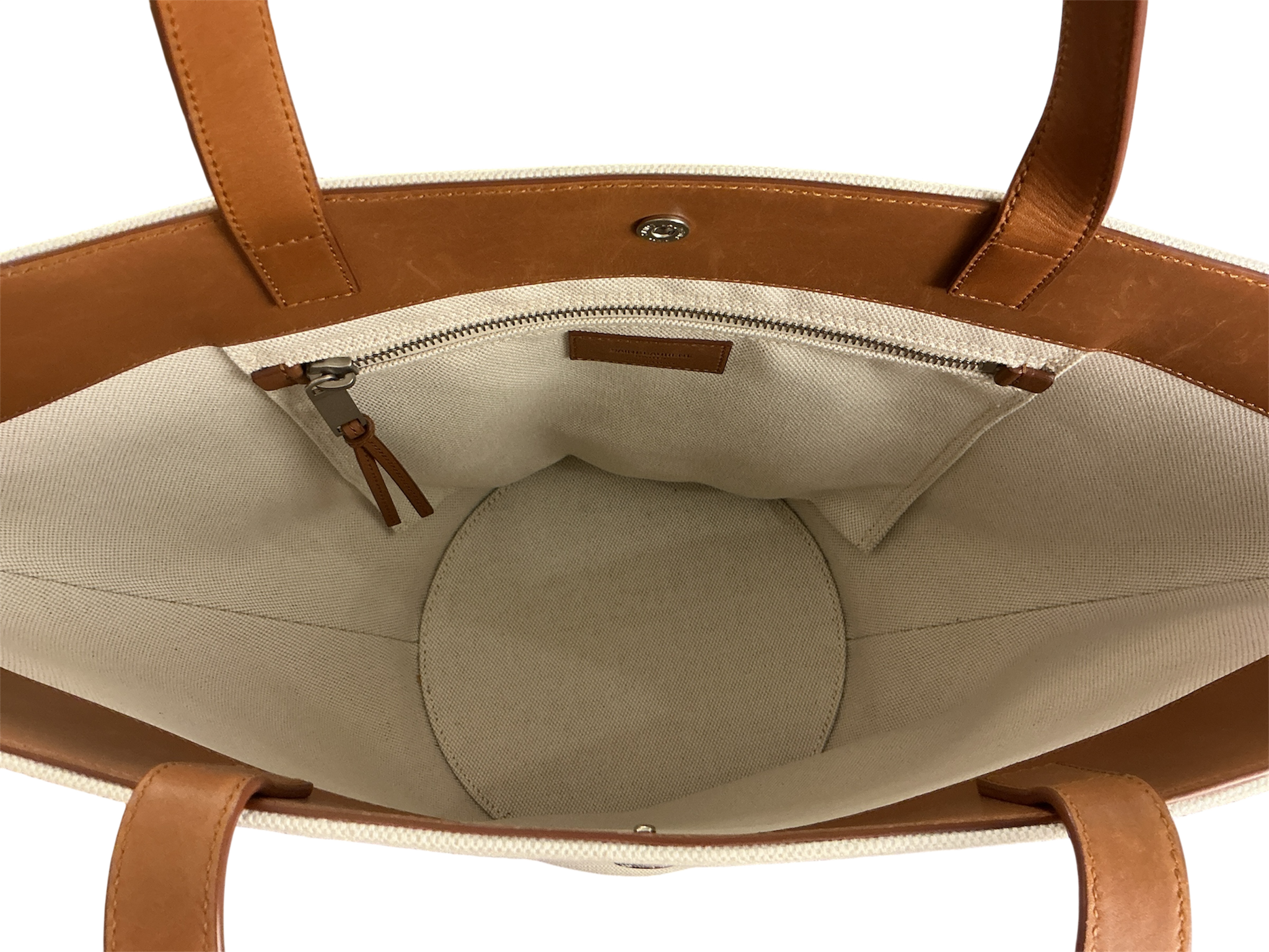 Saint Laurent Rive Gauche Canvas Tote Bag – Nueva con etiquetas