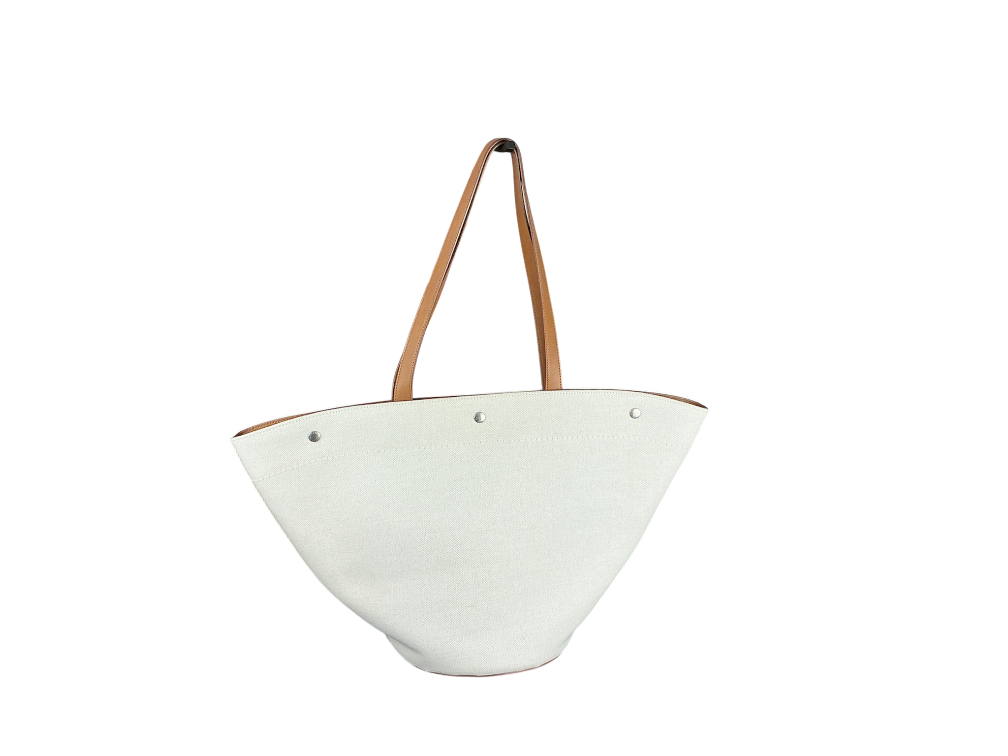 Saint Laurent Rive Gauche Canvas Tote Bag – Nueva con etiquetas