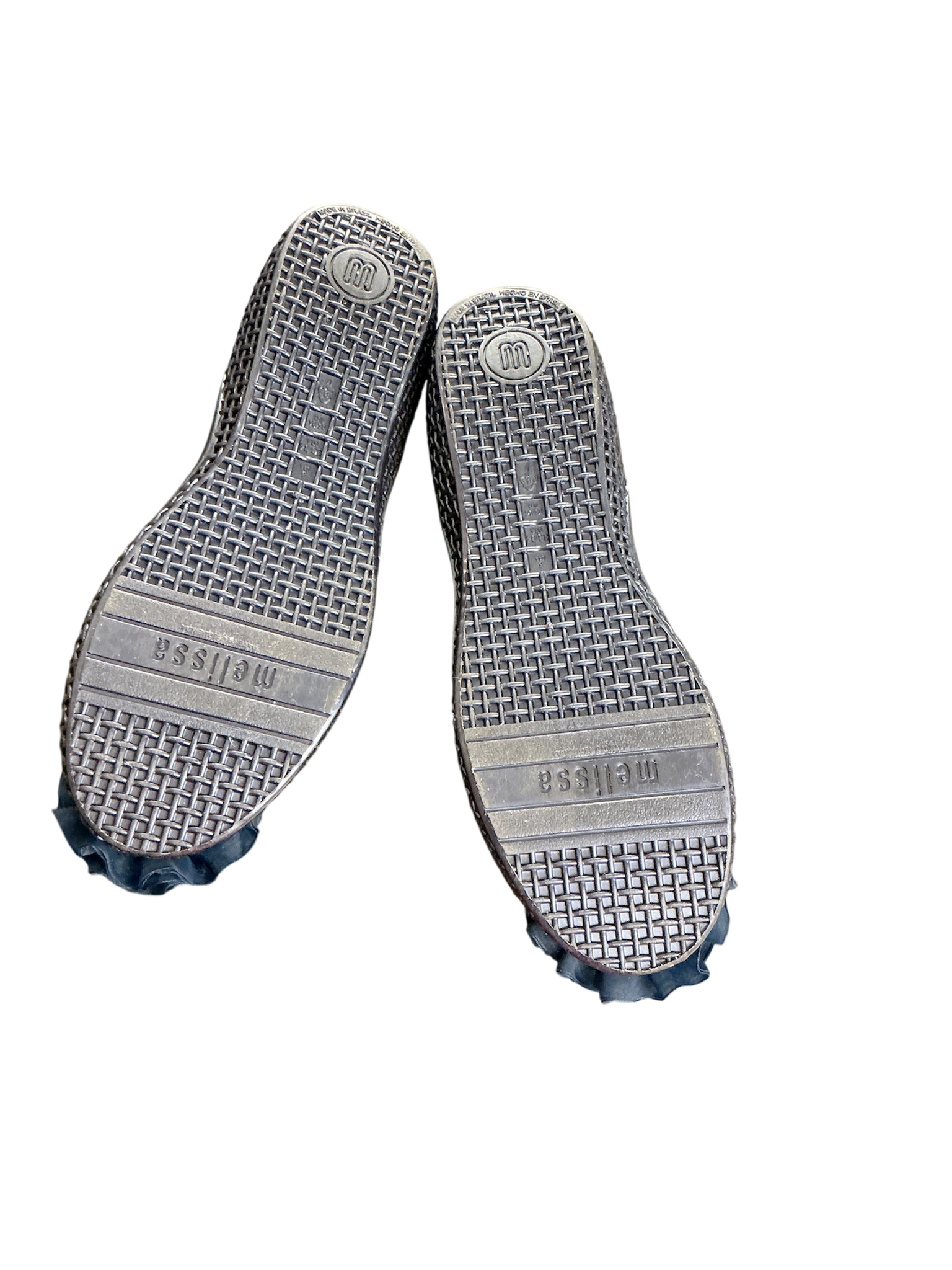 Melissa Campana Papel + J. Maskrey Flats – Azul marino con aplicación floral