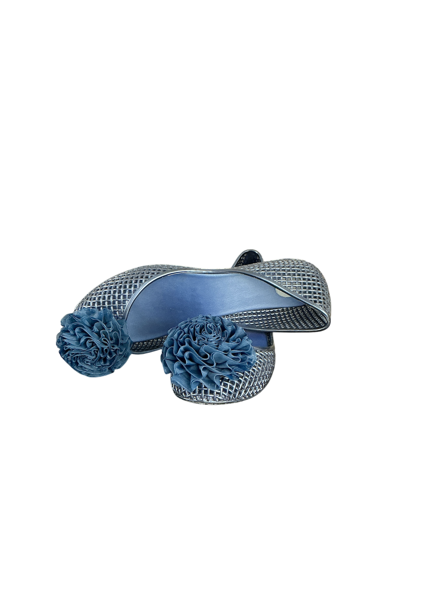 Melissa Campana Papel + J. Maskrey Flats – Azul marino con aplicación floral