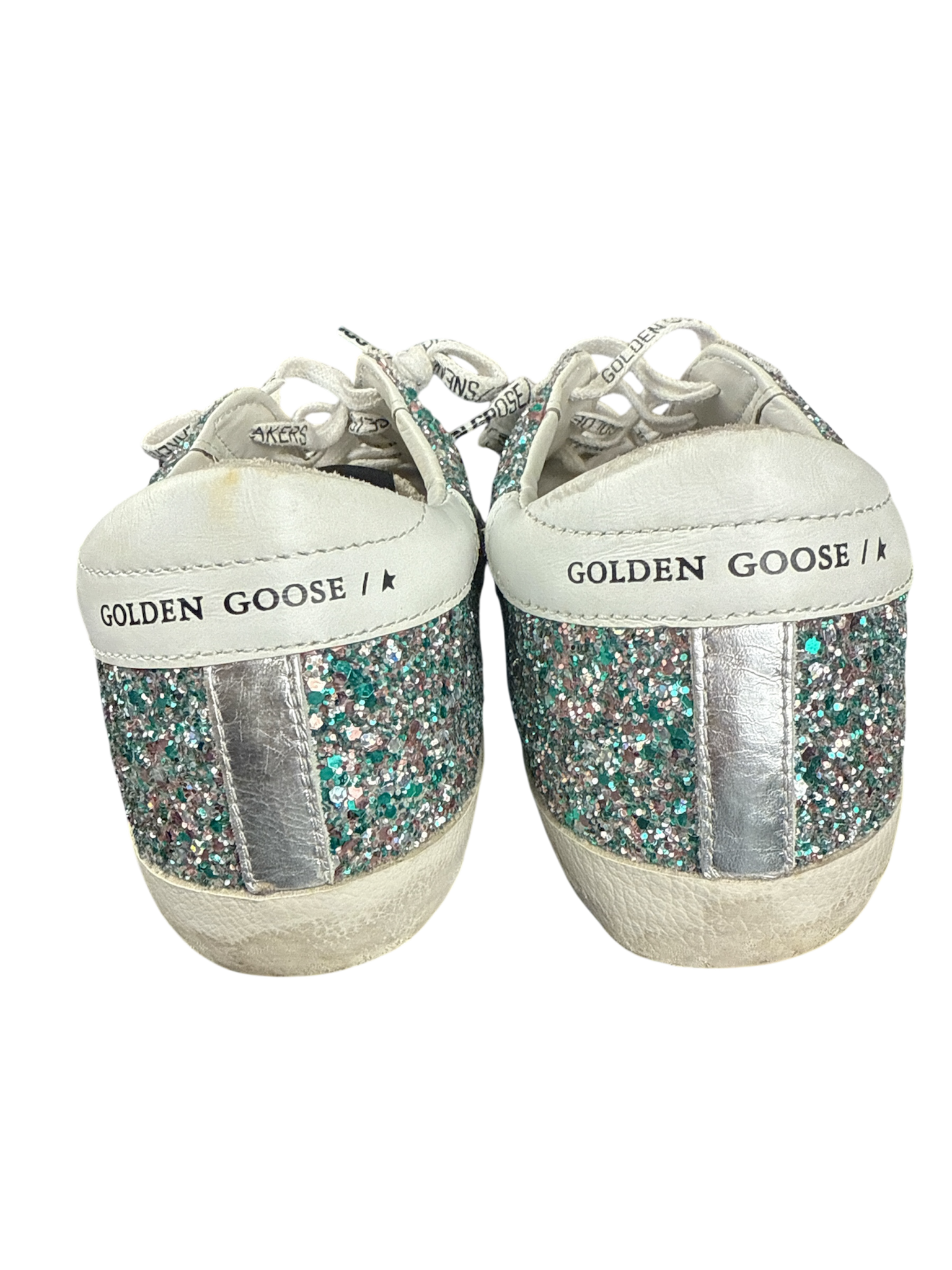 Golden Goose Super-Star Glitter Aqua | Edición Limitada “LTD 25”