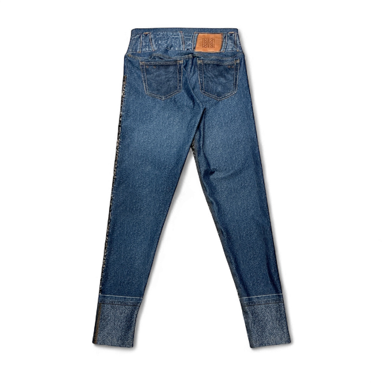 Leggings Colombianos Nanette Badillo – Estilo “Denim Glam” (Corre como XS)