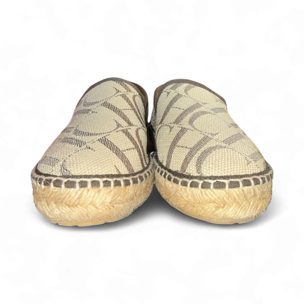 Espadrilles Carolina Herrera Monogram Canvas – Talla 37