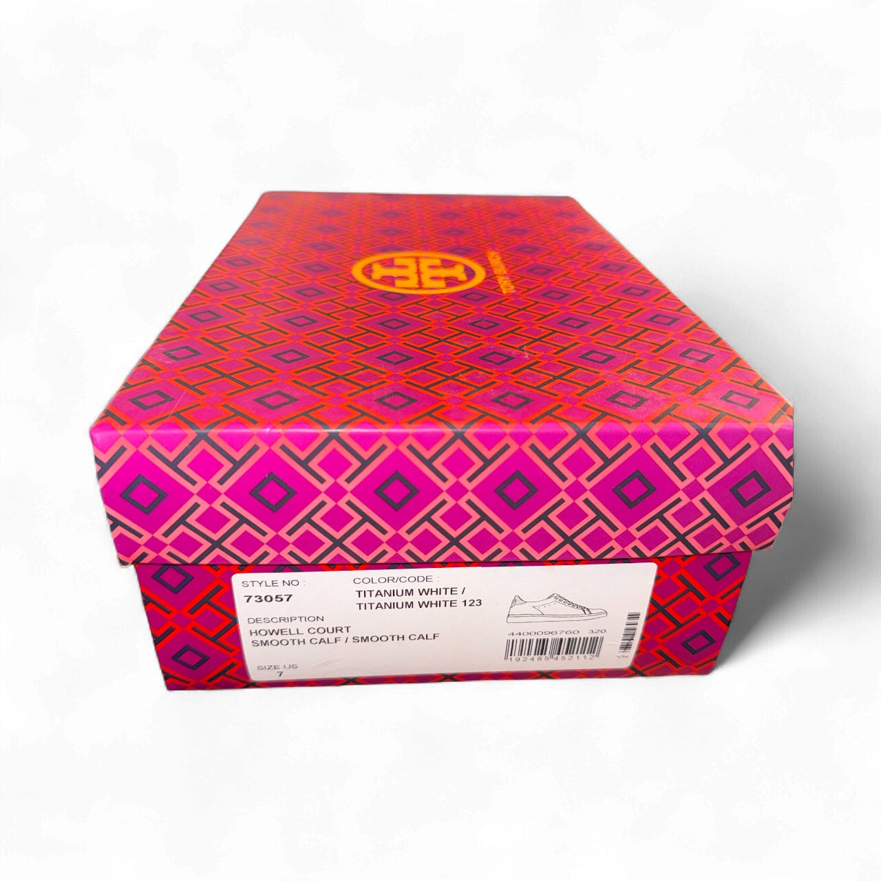 Tory Burch Howell Court Sneaker – Blanco Titanio, NUEVAS