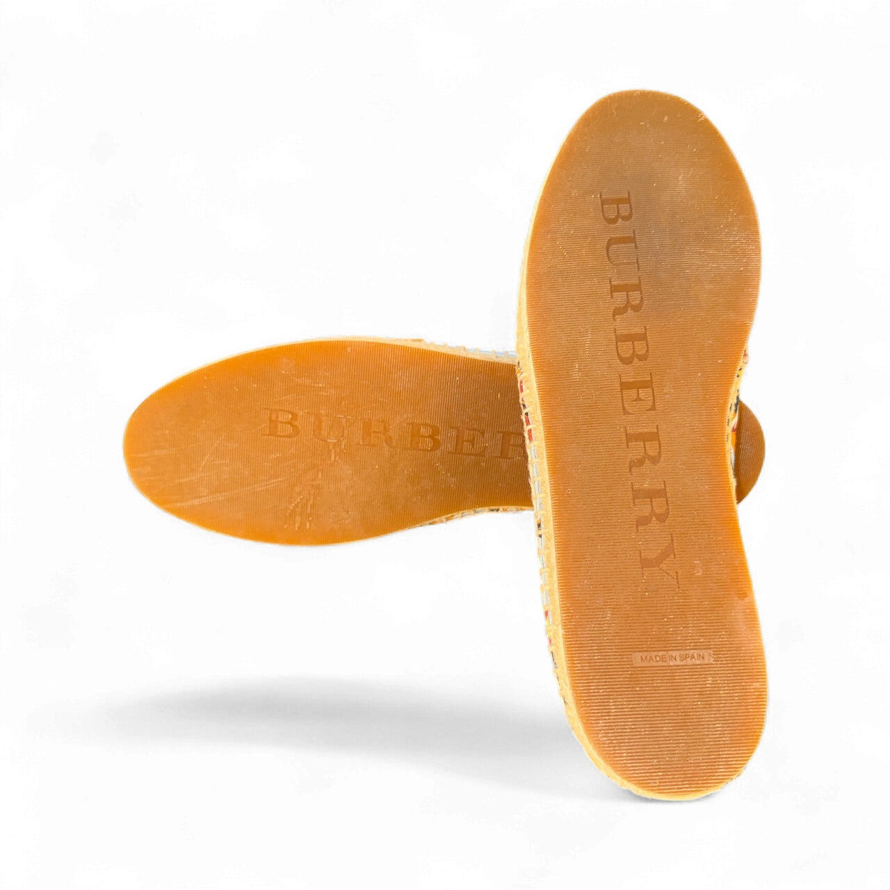 Alpargatas Burberry de Lona con Estampado Floral - Talla 8