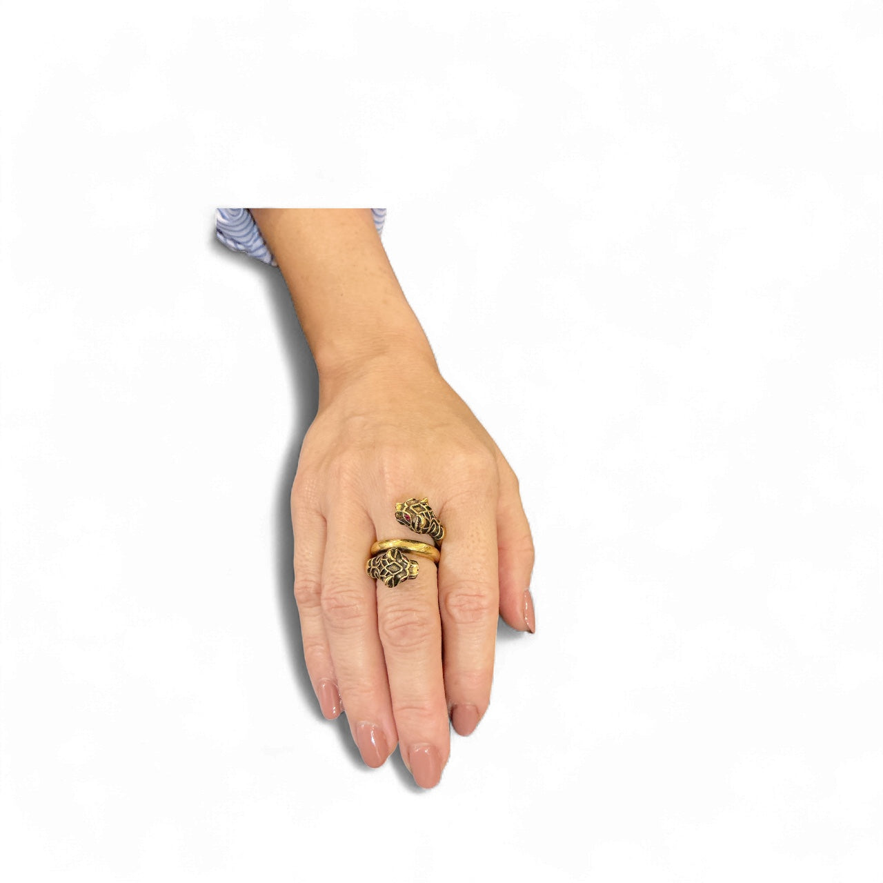 🐅 Gucci Tiger Head Cocktail Ring