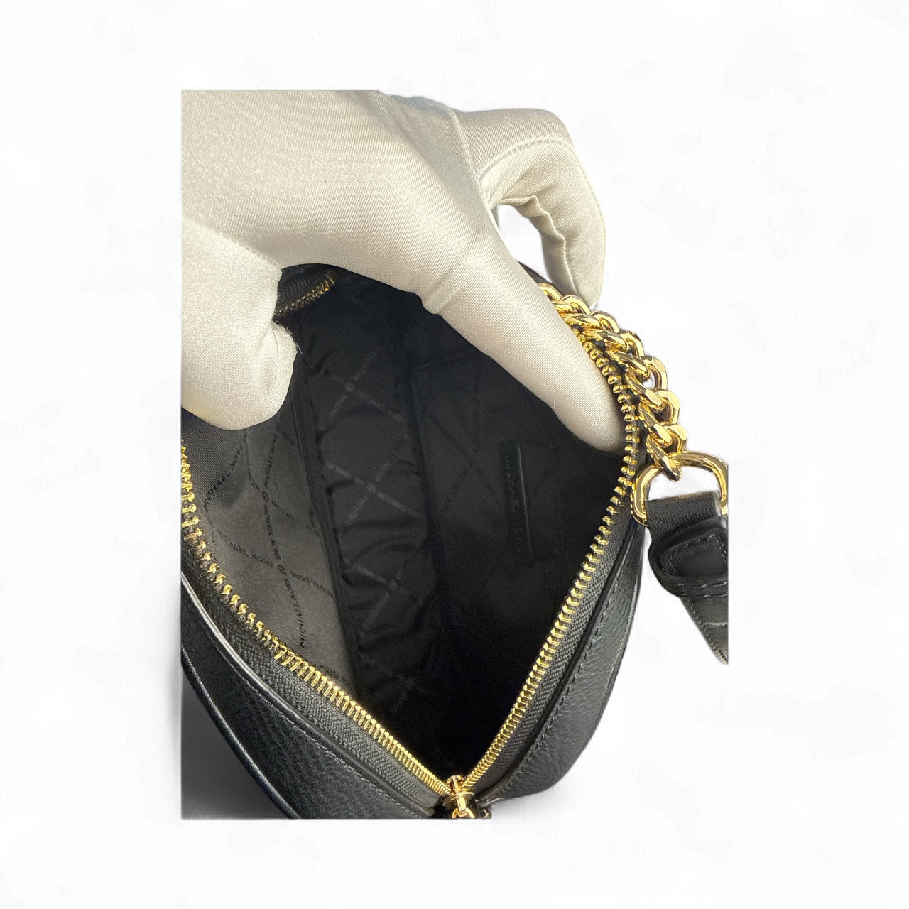 Cartera Michael Kors “Jet Set” Small Oval Crossbody – Material vegano, nueva con etiqueta