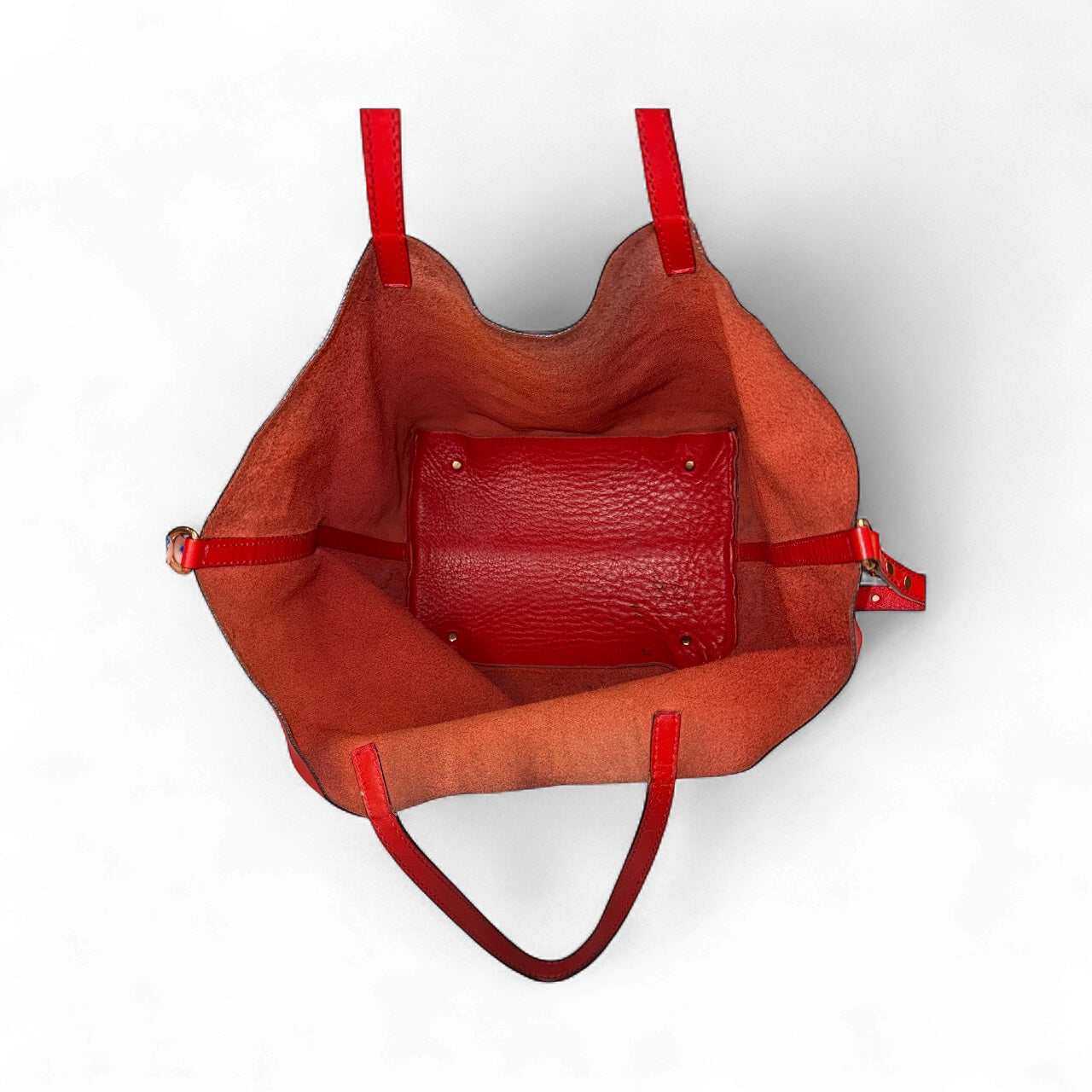 Carolina Herrera Matryoshka Tote Large Roja – Piel Monograma CH con Dust Bag