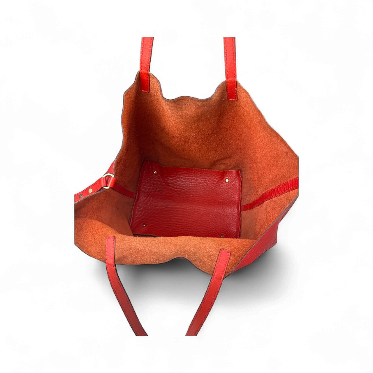 Carolina Herrera Matryoshka Tote Large Roja – Piel Monograma CH con Dust Bag