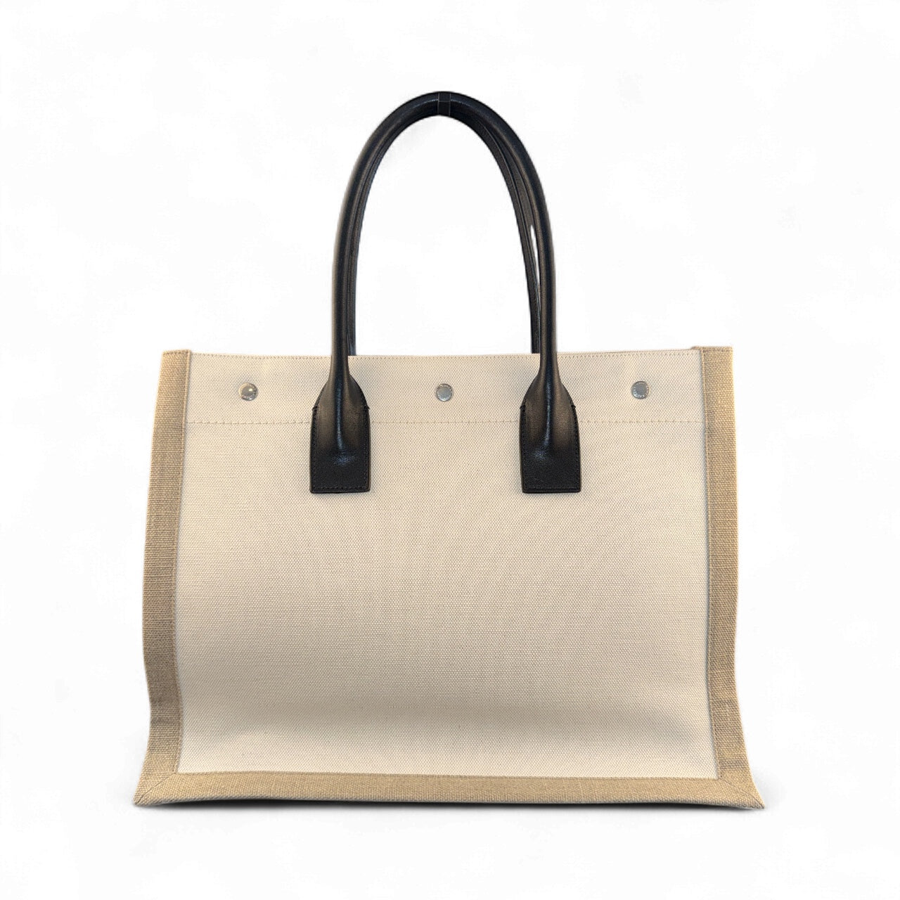 🖤 Saint Laurent “Rive Gauche” Tote en Canvas – Nueva