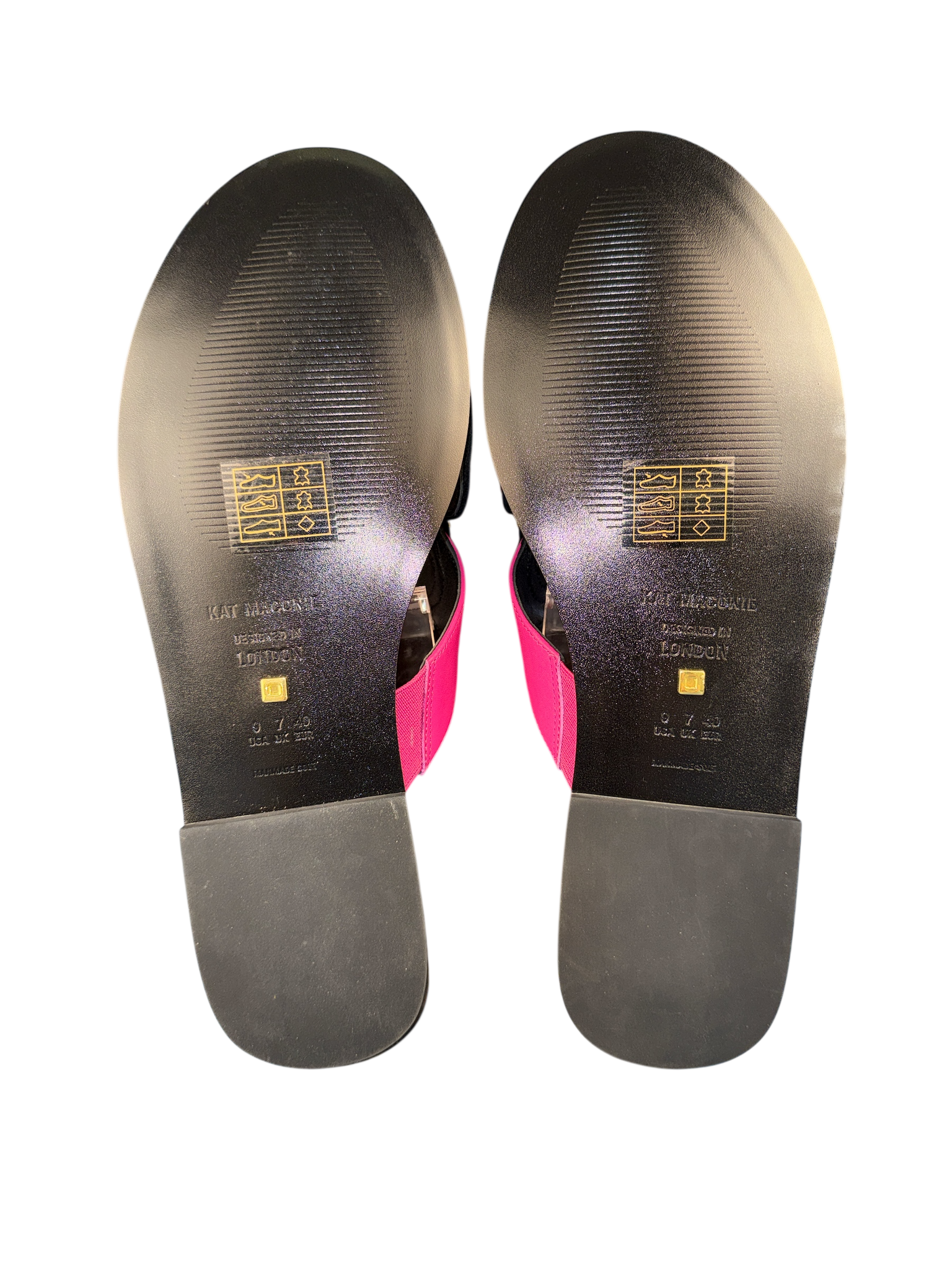 Kat Maconie “Multibrights” Crystal Slide Sandals / Nueva en caja. Talla 40