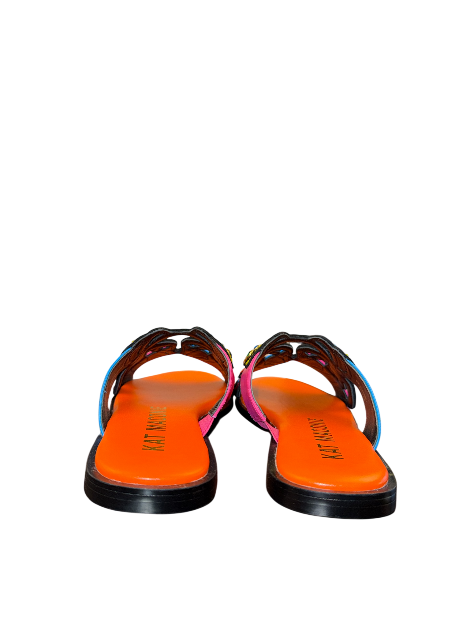 Kat Maconie “Multibrights” Crystal Slide Sandals / Nueva en caja. Talla 40