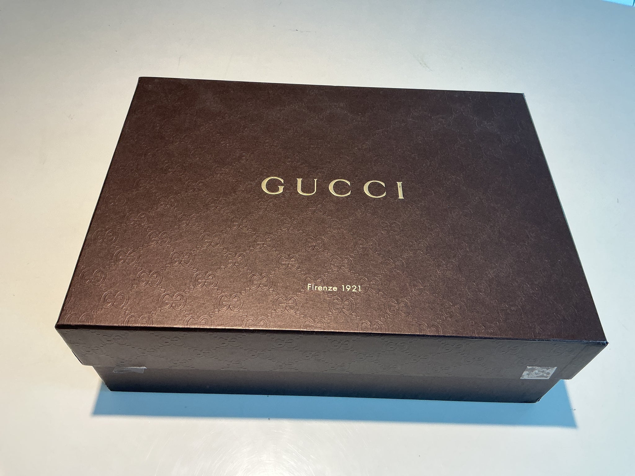 Gucci GG Canvas Wedge Sandals Beige Size 8